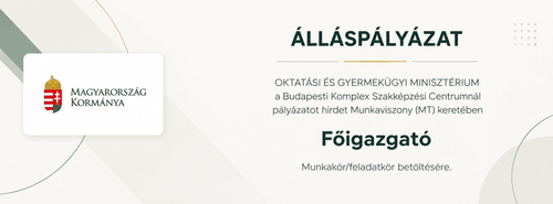 Főigazgatói pályázat